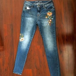 Old Navy Flower Jeans